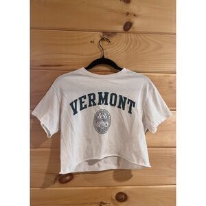 Vermont College Cropped Tee Shirt